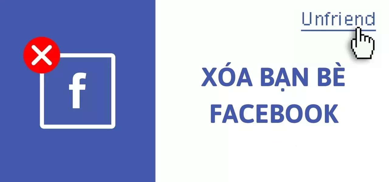 Cách xóa bạn bè trên facebook